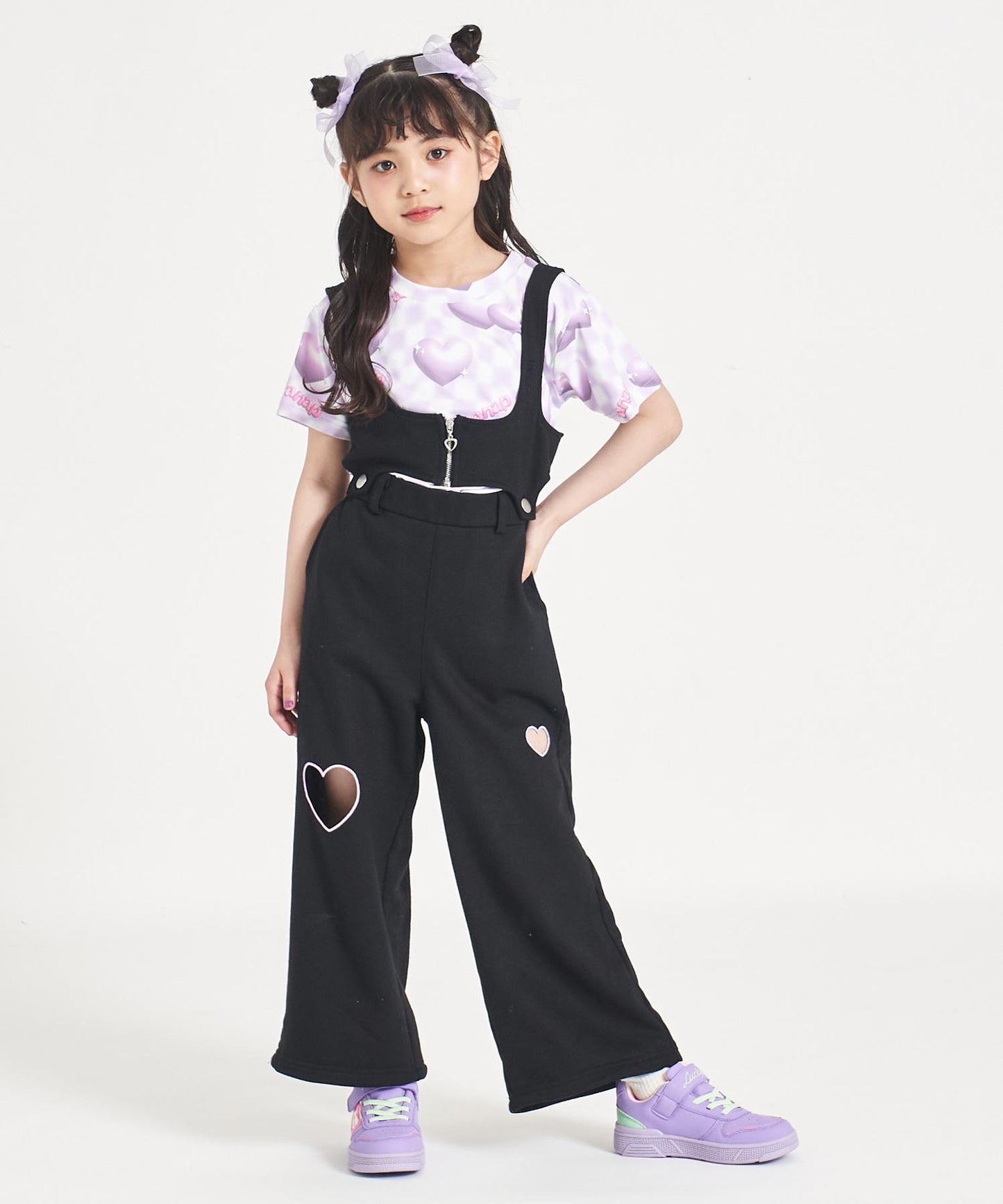 ブラック(120サイズ着用/身長：約123cm)