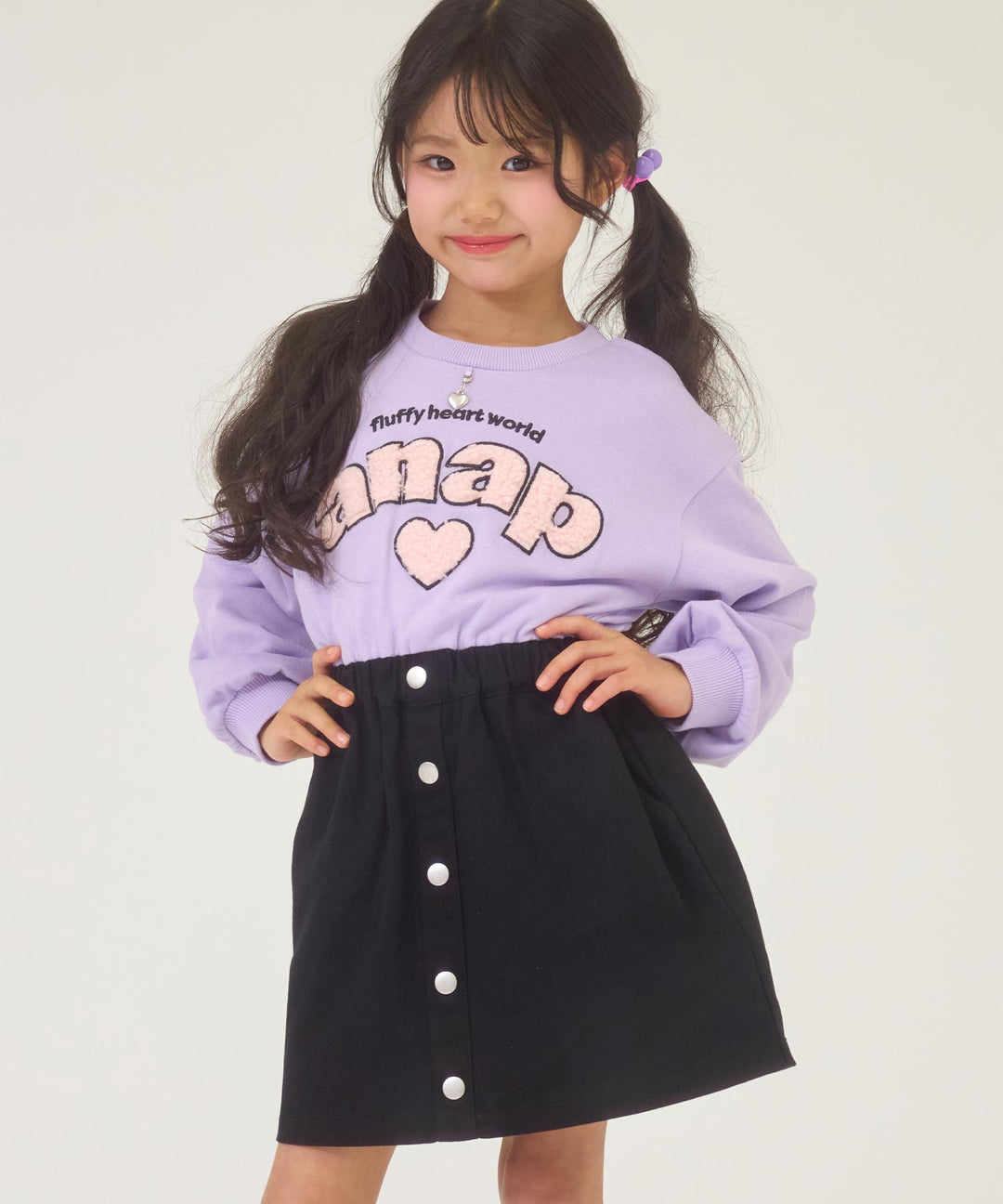 ラベンダー(120サイズ着用/身長：身長112cm)