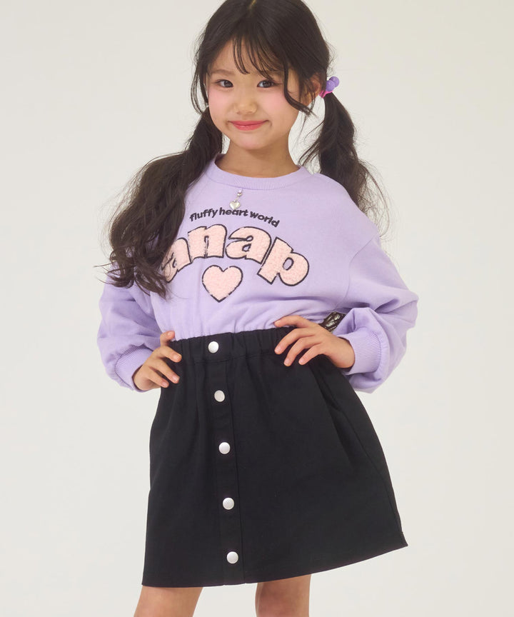 ラベンダー(120サイズ着用/身長：身長112cm)