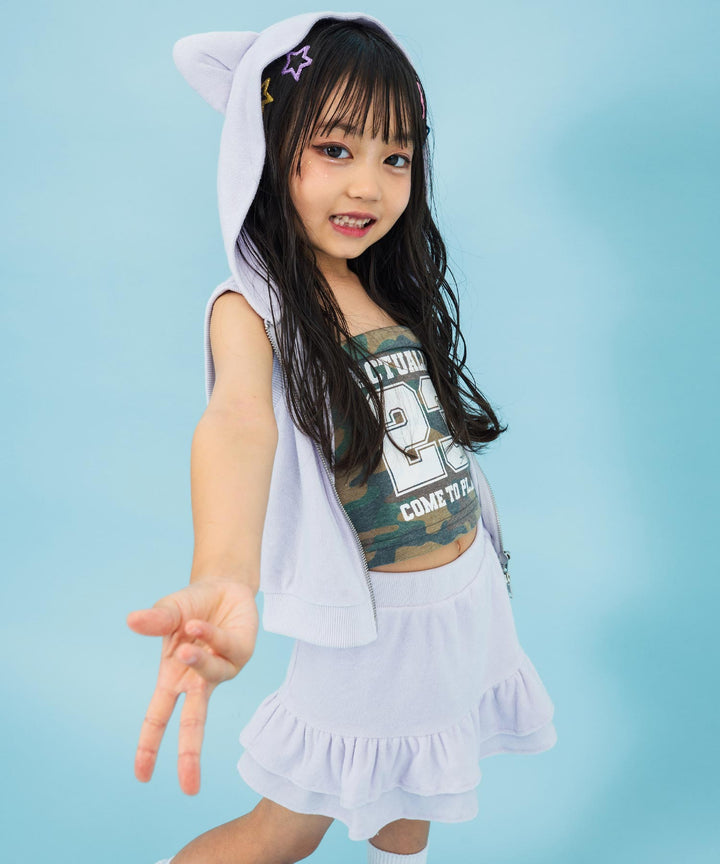 ラベンダー(110サイズ着用/身長：約106cm)