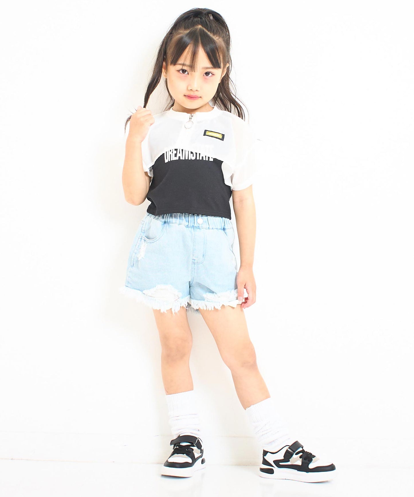 シアー ショート ブルゾン × タンクトップ SET 428-3387