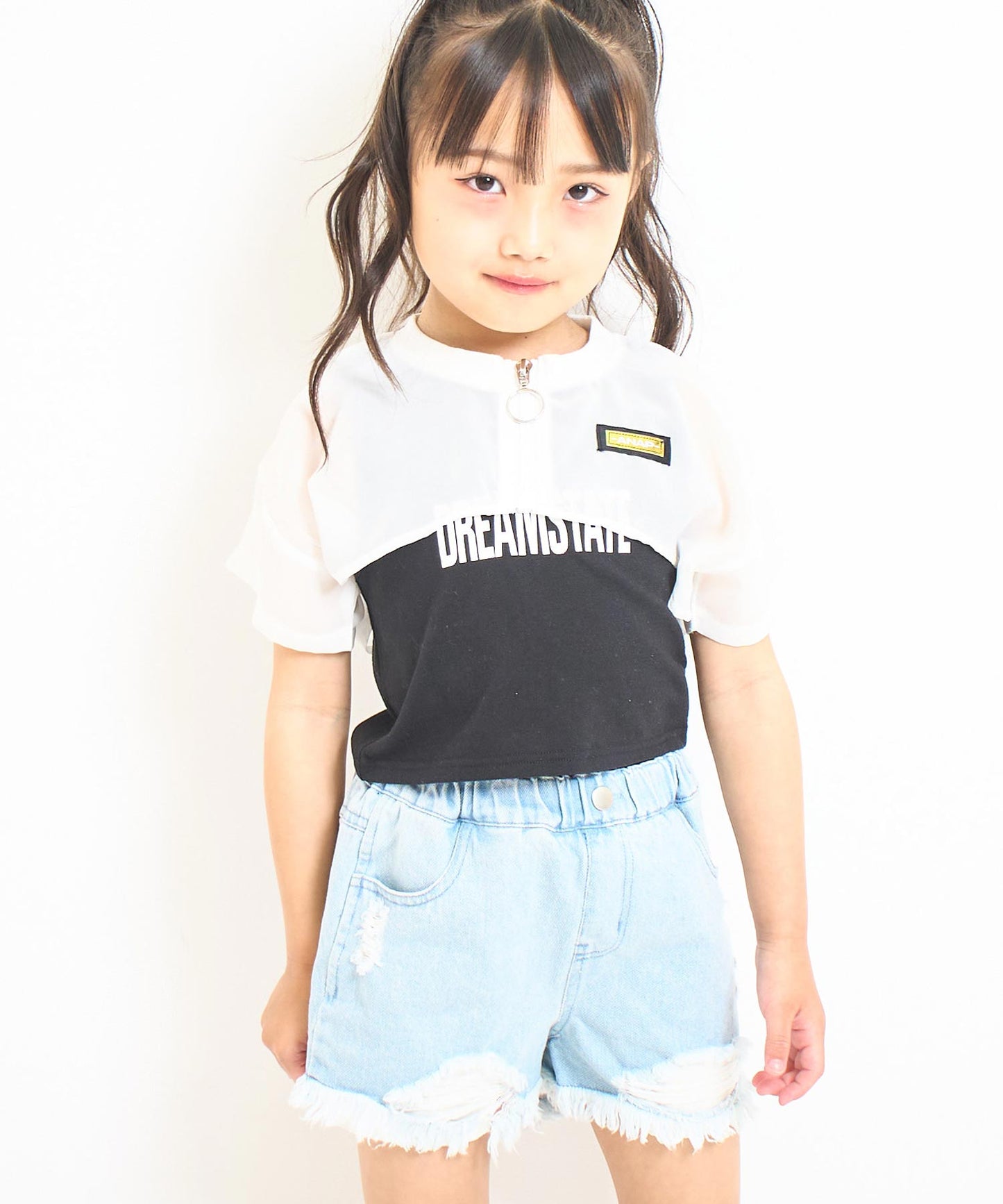 シアー ショート ブルゾン × タンクトップ SET 428-3387