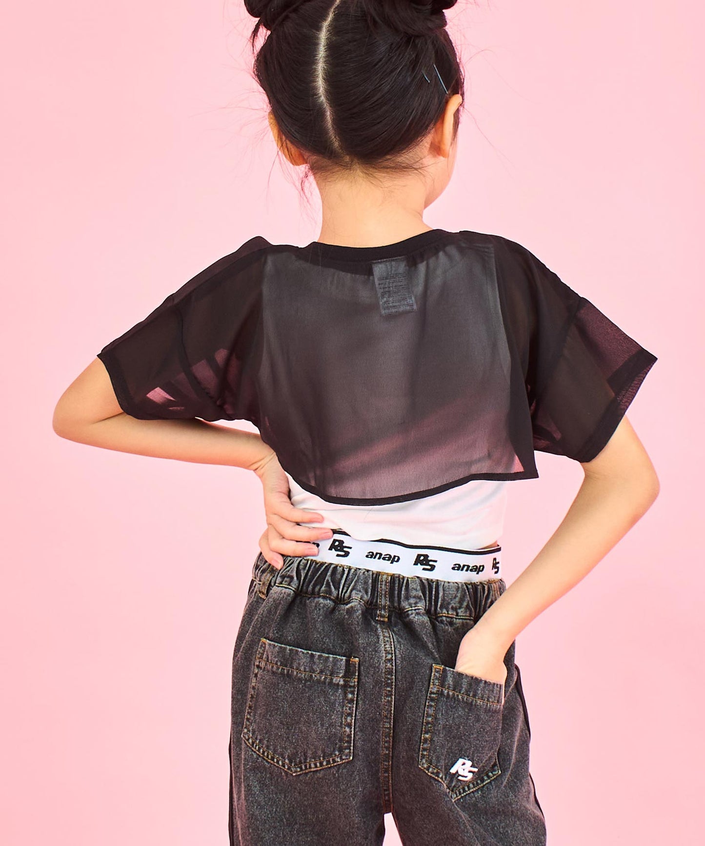 シアー ショート ブルゾン × タンクトップ SET 428-3387