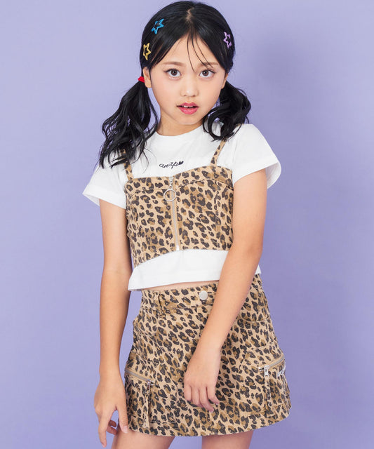バッグ スピンドル ビスチェ × Tシャツ SET 【ジュニアお揃い】  428-3451