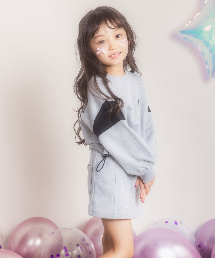 ライトグレー(110サイズ着用/身長：約106cm)