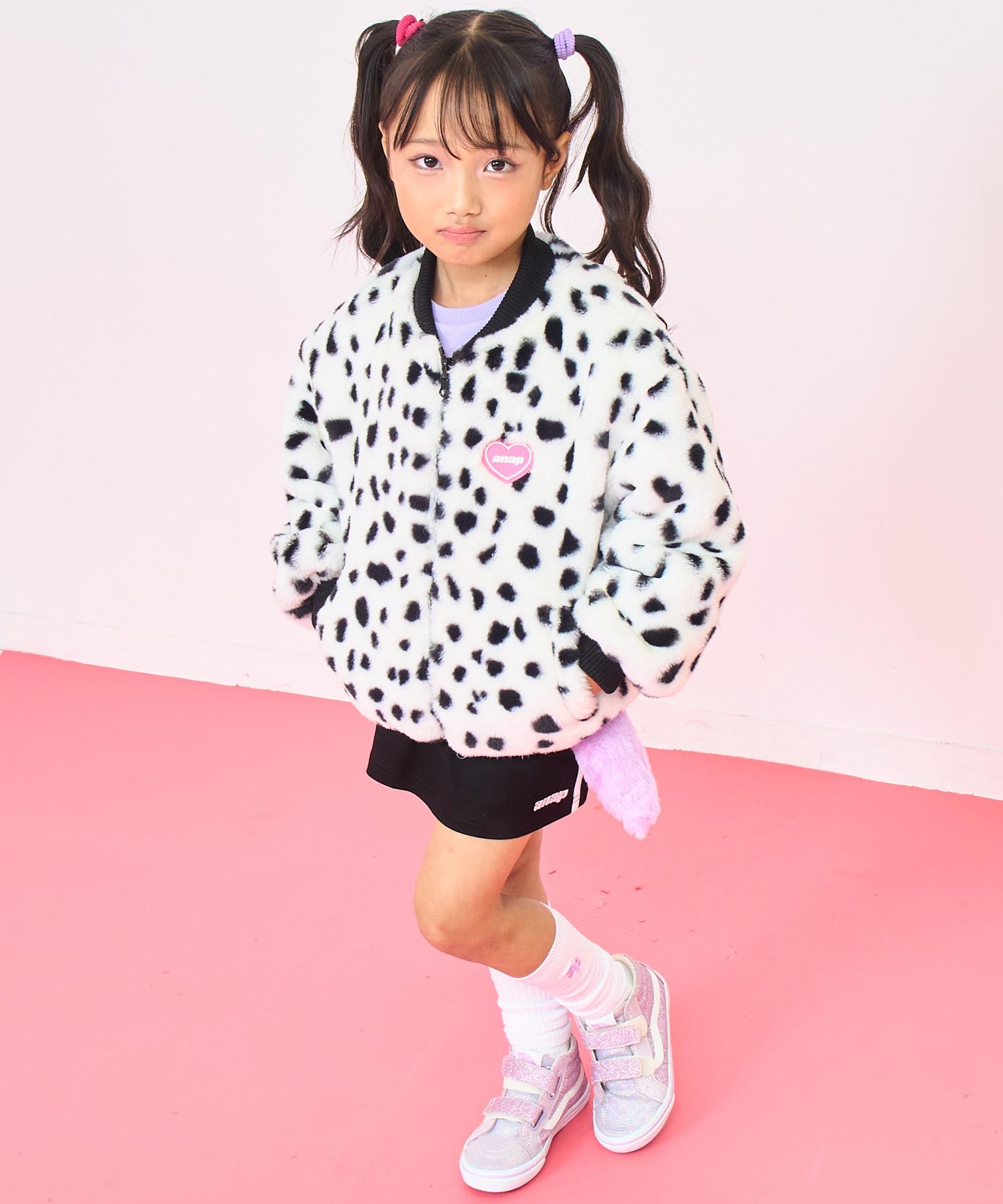 ラベンダー(120サイズ着用/身長：約115cm)