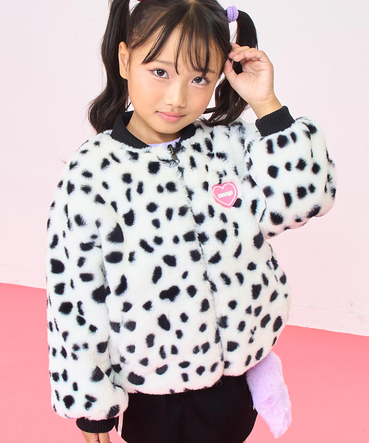 ラベンダー(120サイズ着用/身長：約115cm)