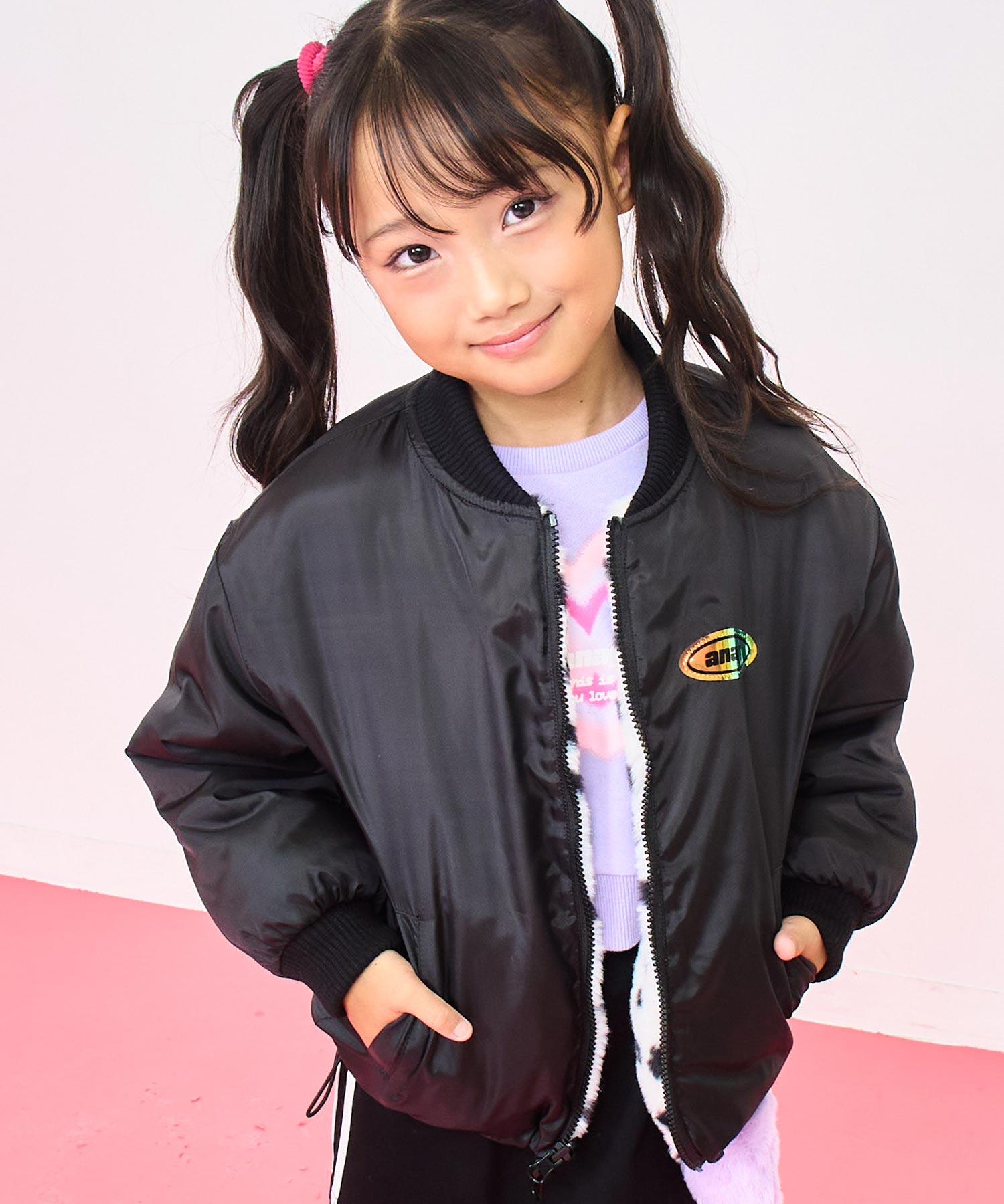 ラベンダー(120サイズ着用/身長：約115cm)