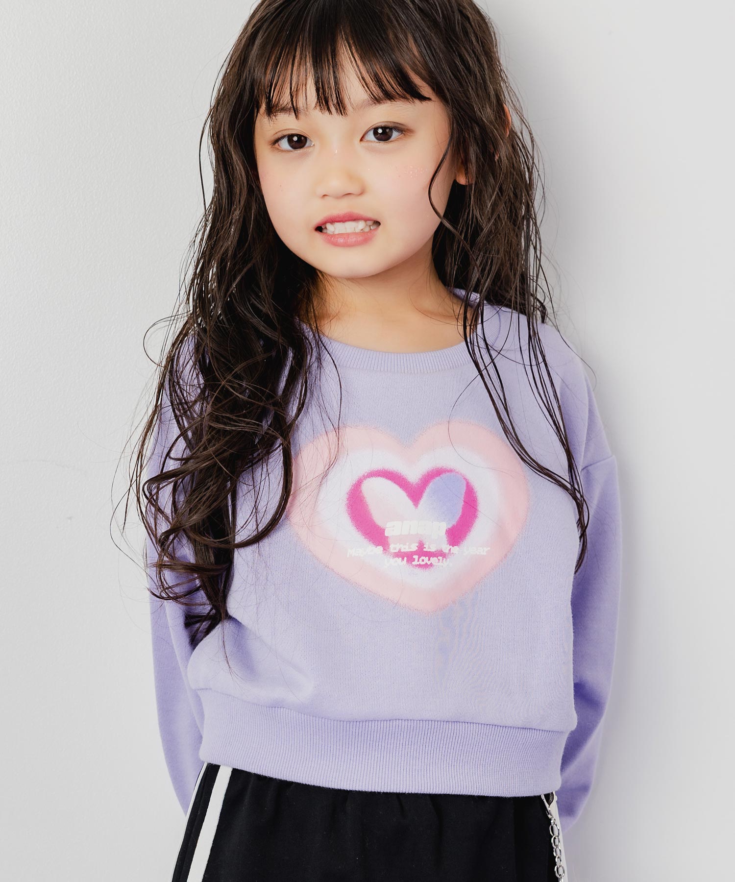 ラベンダー(110サイズ着用/身長：約106cm)