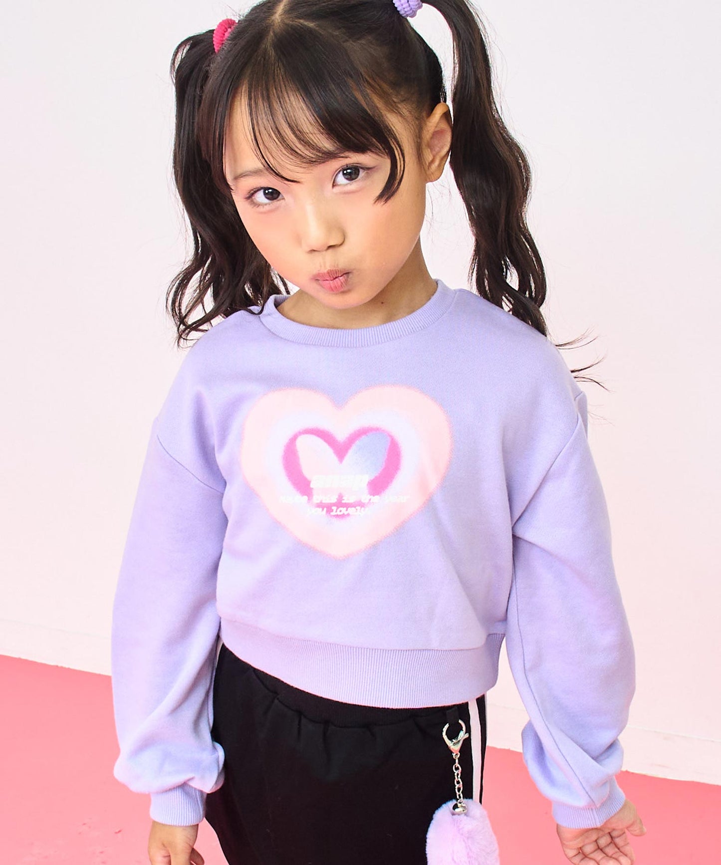 ラベンダー(110サイズ着用/身長：約115cm)