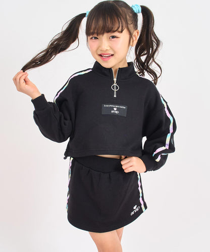 ブラック(110サイズ着用/身長：約113cm)