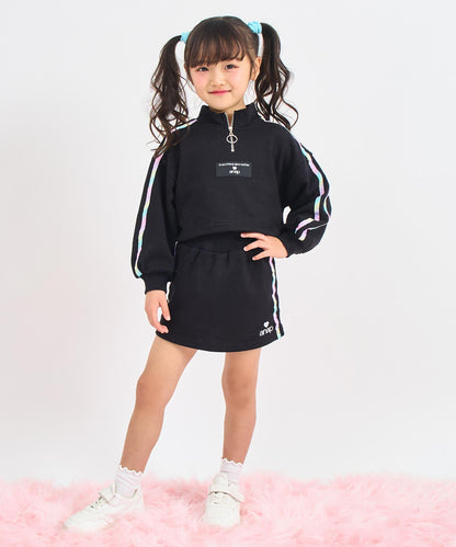 ブラック(110サイズ着用/身長：約113cm)