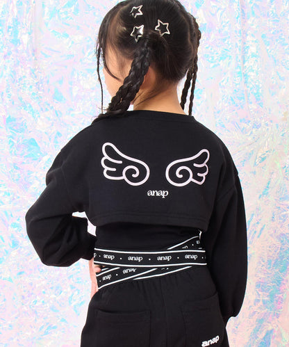 ブラック(110サイズ着用/身長：約115cm)