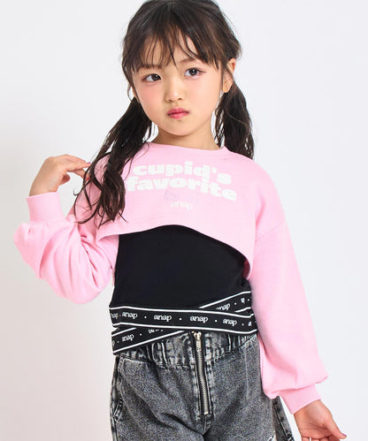 ライトピンク(110サイズ着用/身長：約113cm)