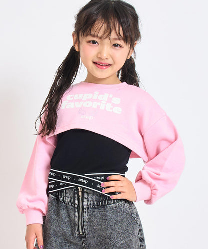 ライトピンク(110サイズ着用/身長：約113cm)