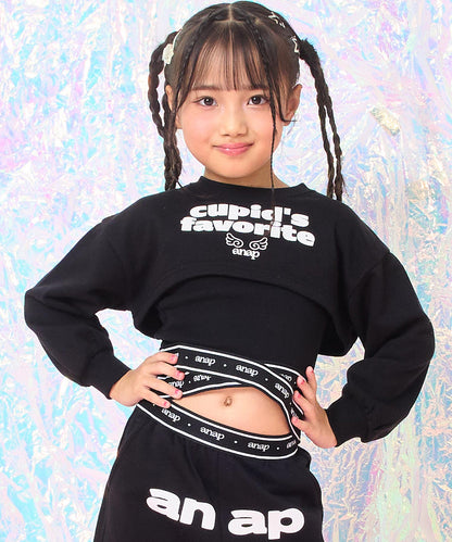 ブラック(110サイズ着用/身長：約115cm)