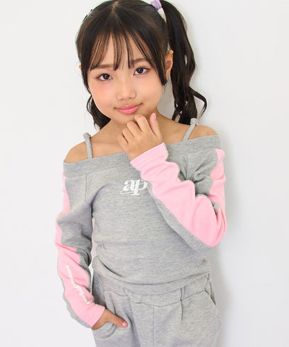 ライトグレー(110サイズ着用/身長：約115cm)