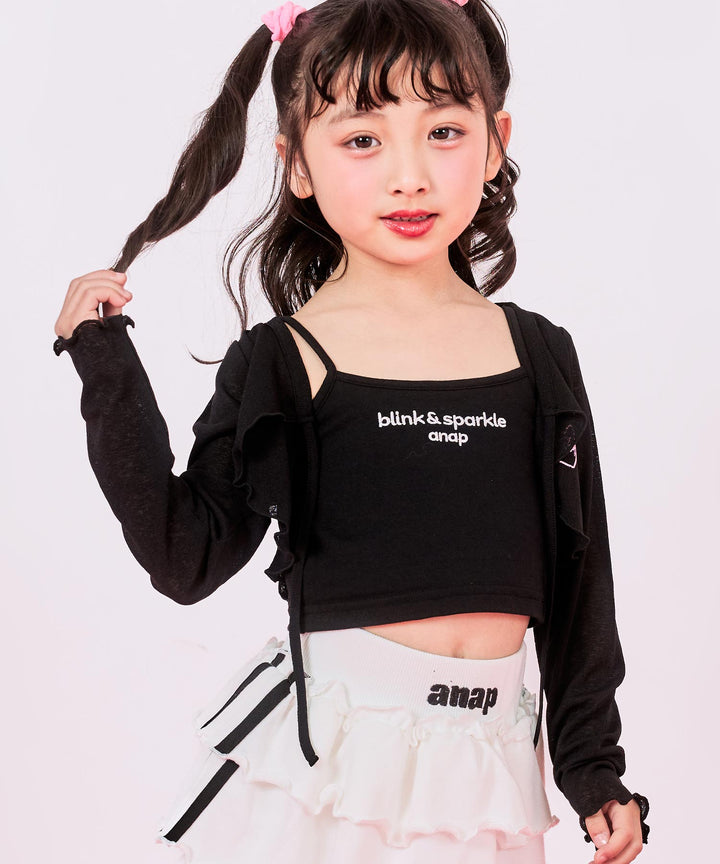 ブラック(110サイズ着用/身長：約109cm)