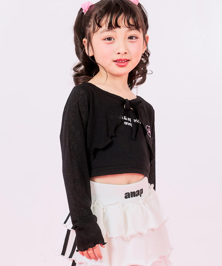 ブラック(110サイズ着用/身長：約109cm)