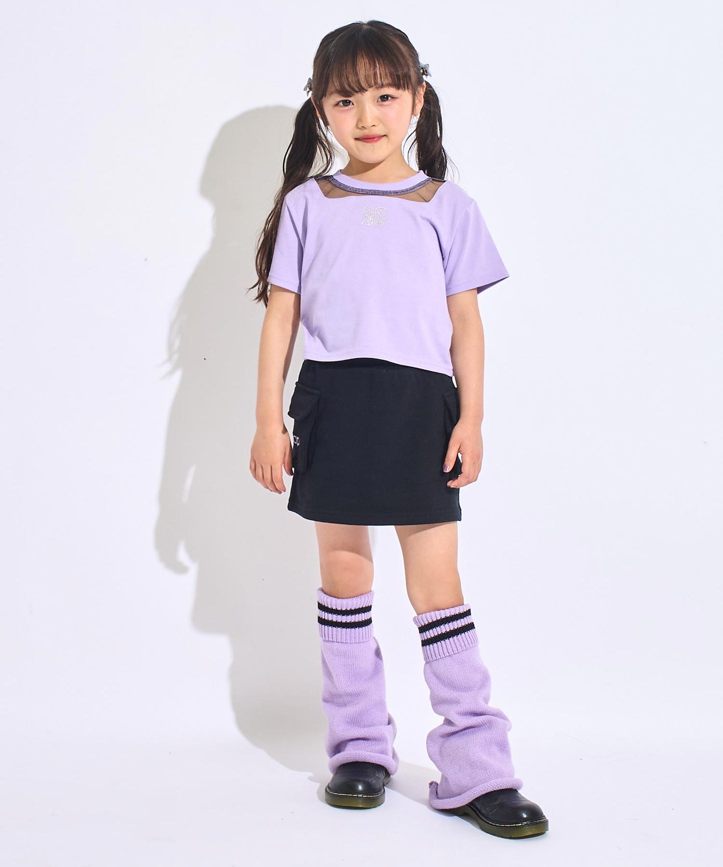シアー キリカエ トップス × カーゴスカート セットアップ  428-3589