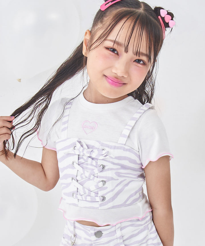ラベンダー(110サイズ着用/身長：約115cm)