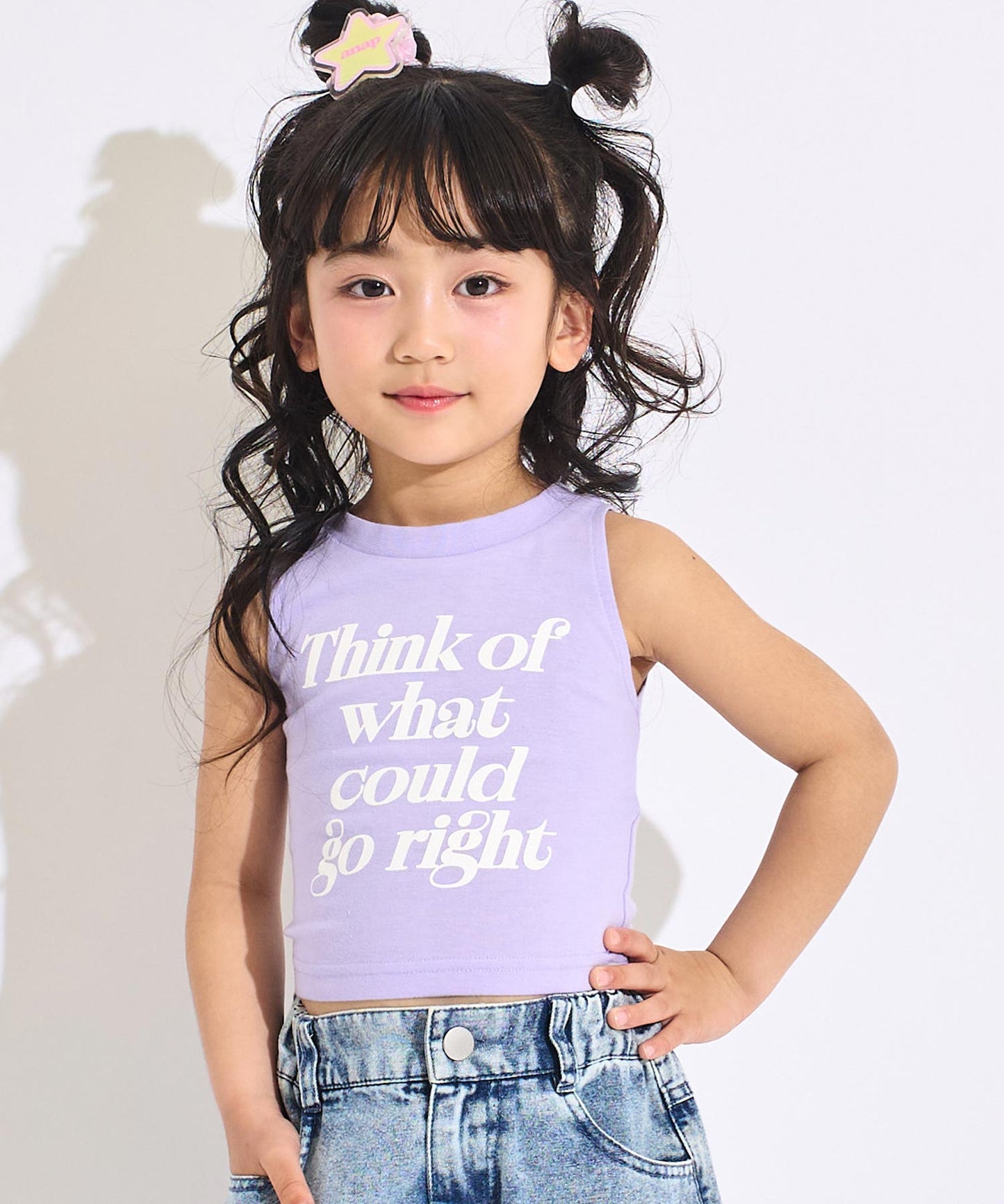 ピンク(110サイズ着用/身長：約109cm)