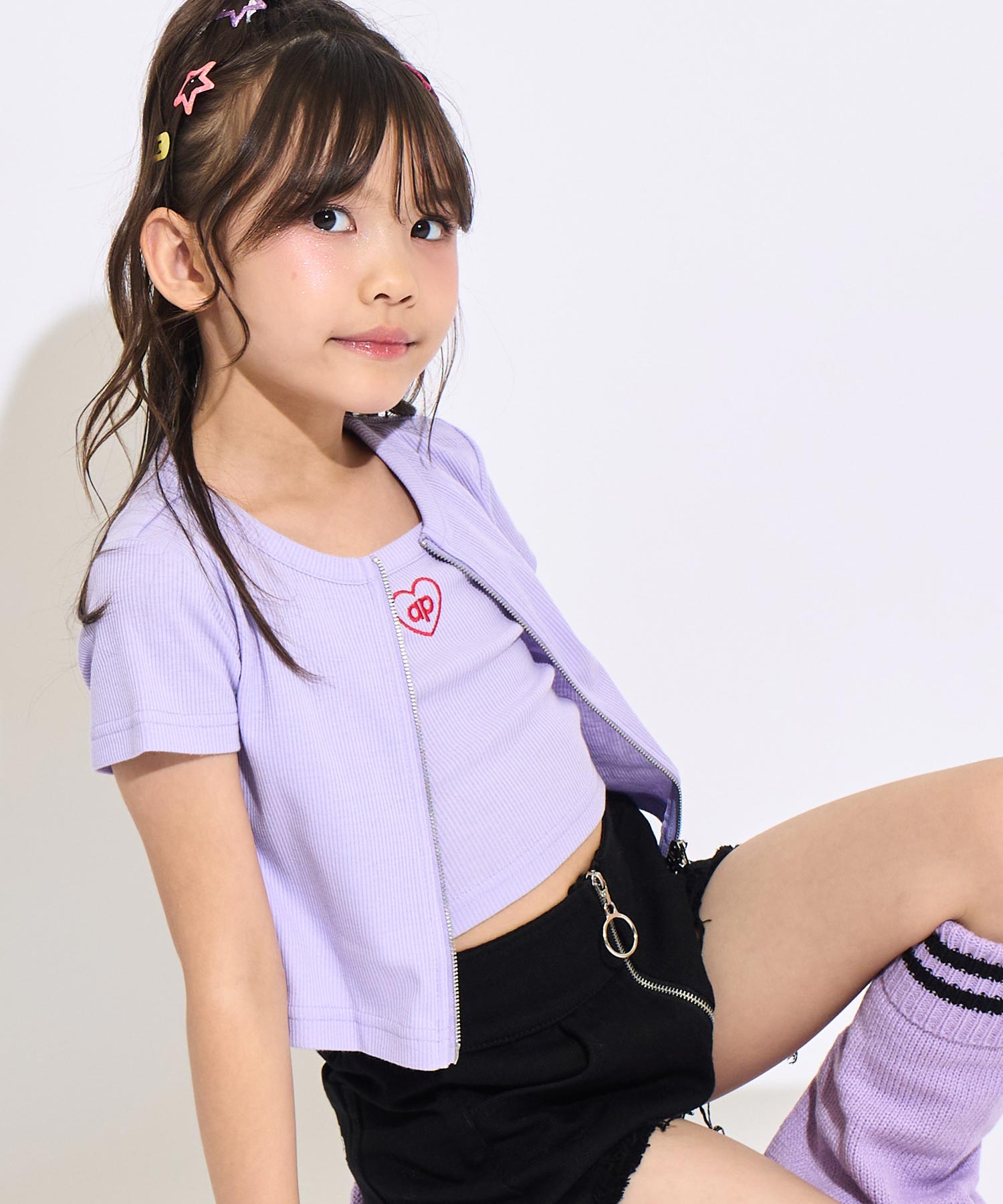 ダブルジップ トップス × キャミソールセット 428-3607 – ANAP