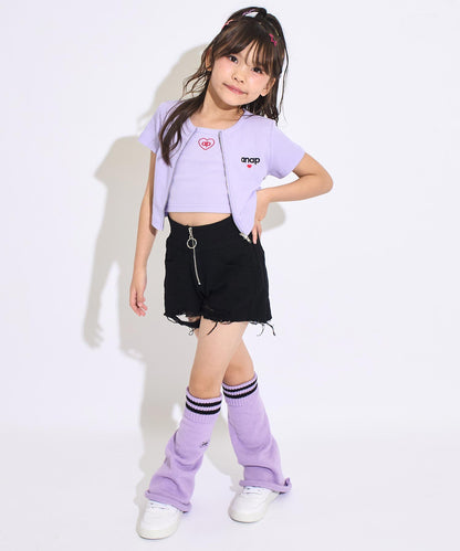 ラベンダー(120サイズ着用/身長：約125cm)