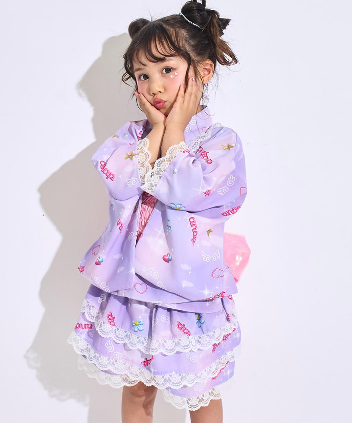 ラベンダー(110サイズ着用/身長：約102cm)