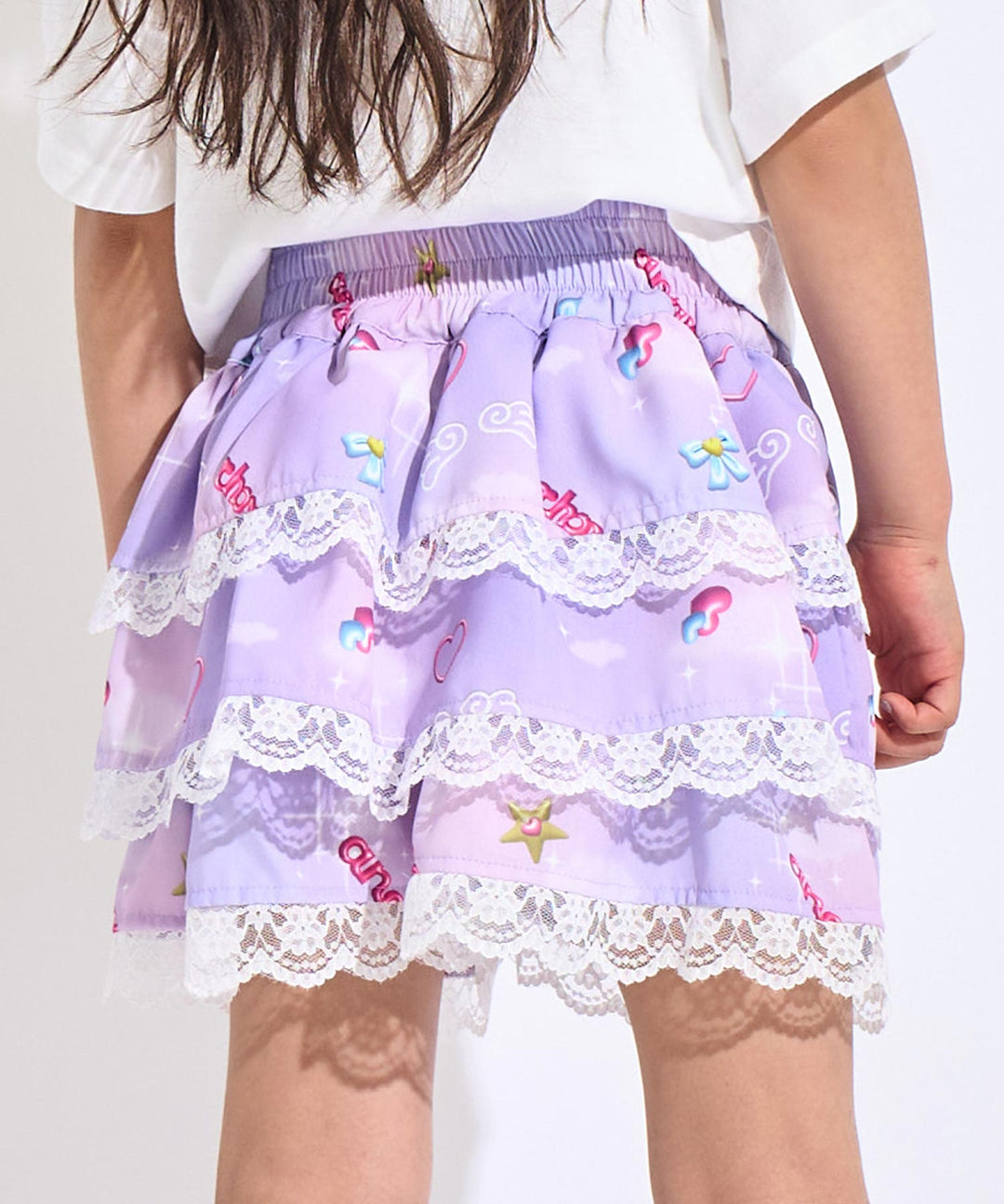 ラベンダー(110サイズ着用/身長：約113cm)
