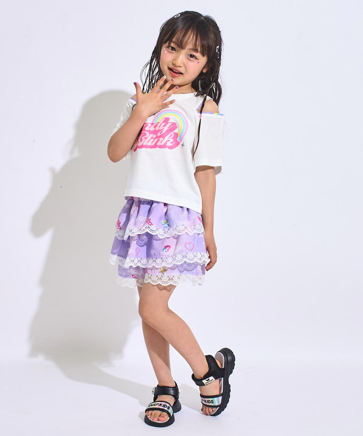 ラベンダー(110サイズ着用/身長：約113cm)