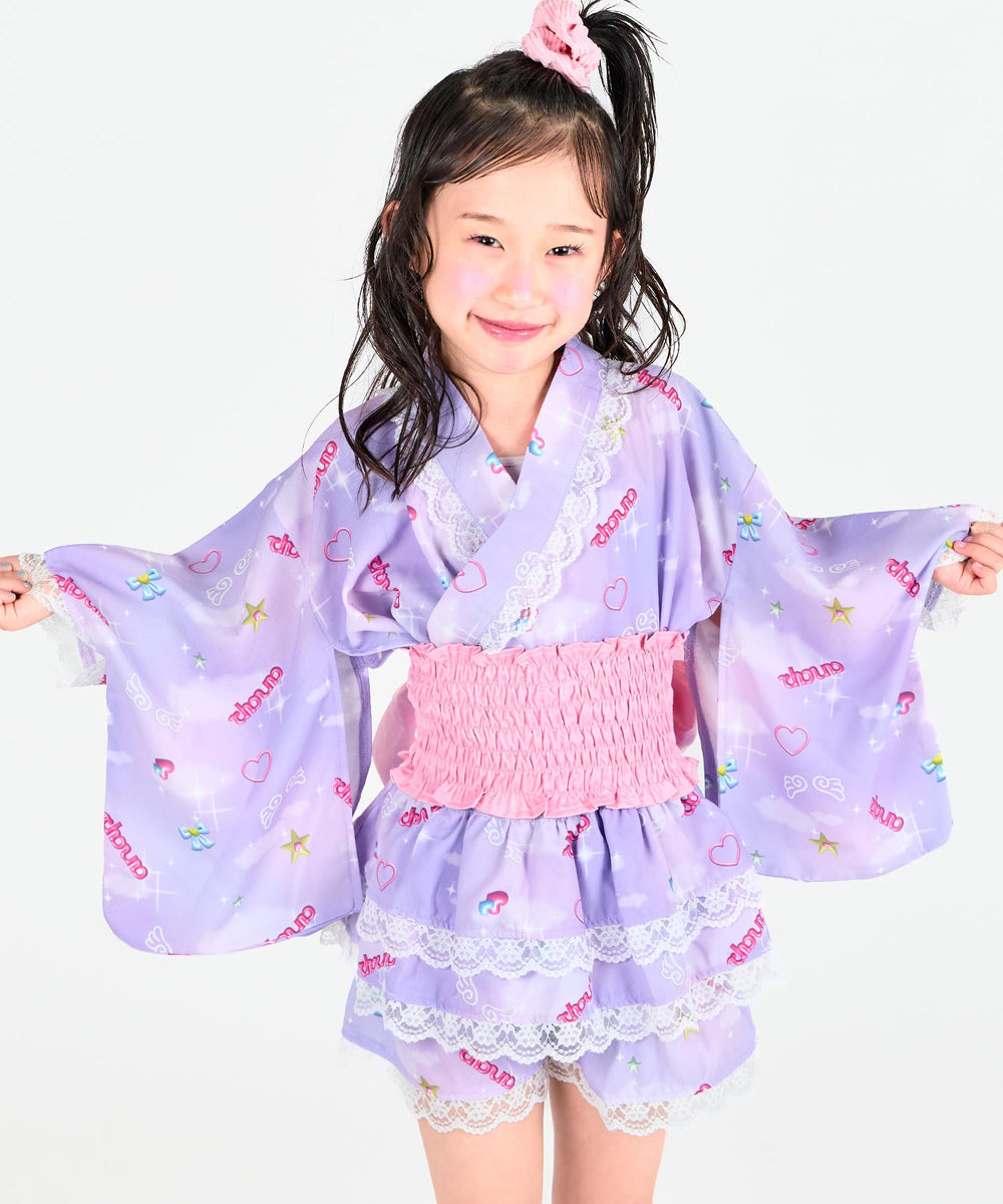ラベンダー(120サイズ着用/身長：約120cm)