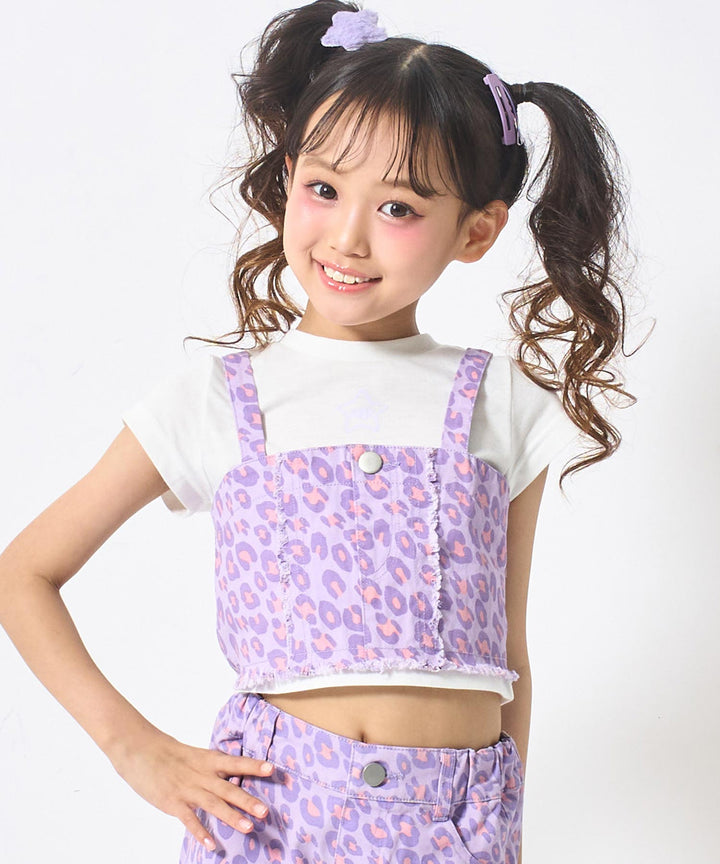 ラベンダー(120サイズ着用/身長：約128cm)