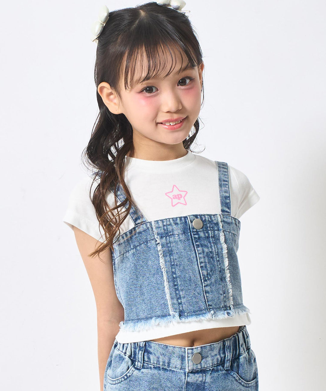 ライトブルー(120サイズ着用/身長：約128cm)