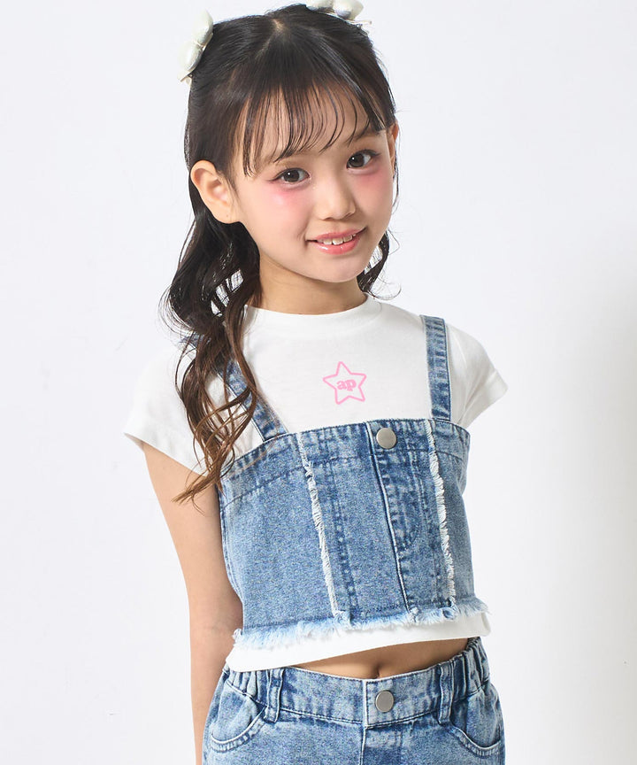 ライトブルー(120サイズ着用/身長：約128cm)