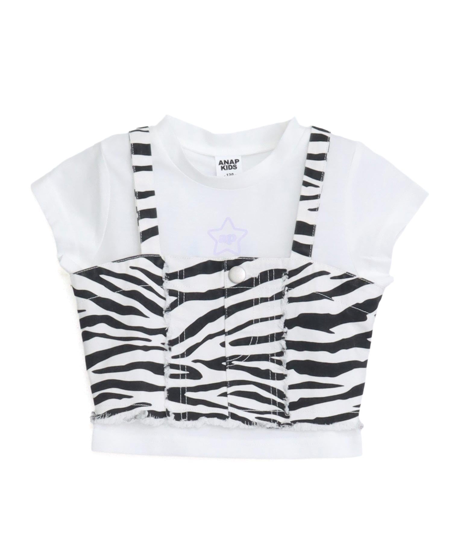 フリンジビスチェ × Tシャツ セット【セットアップ対応】 428-3645