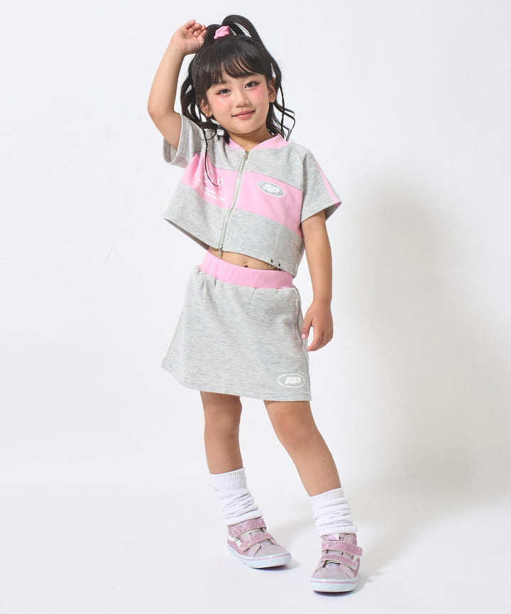 ライトグレー(110サイズ着用/身長：約110cm)