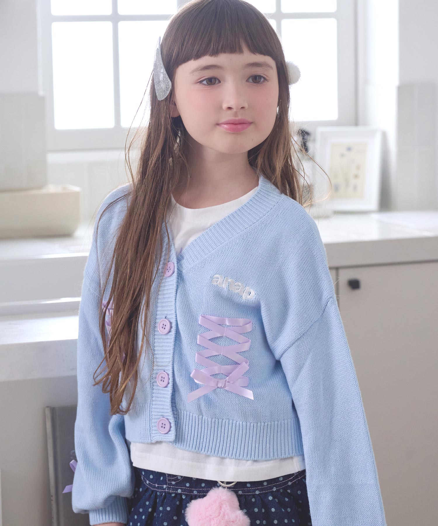 スピンドルニットカーデ × ロングTシャツ セット 428-3679 – ANAP