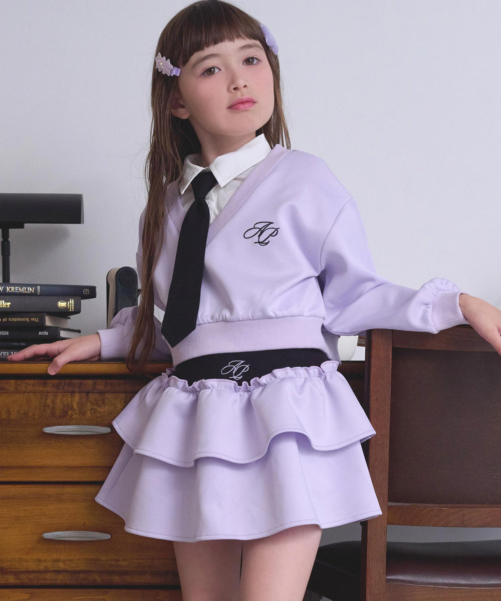 ラベンダー(120サイズ着用/身長：約127cm)