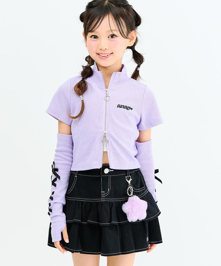 ラベンダー(130サイズ着用/身長：約128cm)