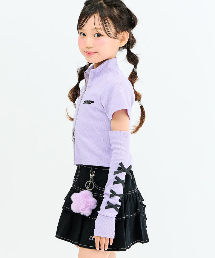 ラベンダー(130サイズ着用/身長：約128cm)