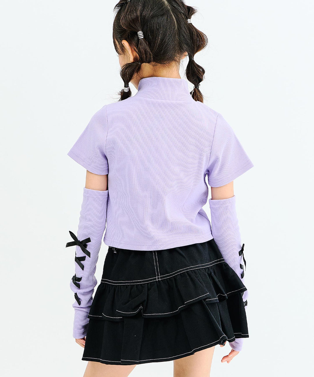 ラベンダー(130サイズ着用/身長：約128cm)