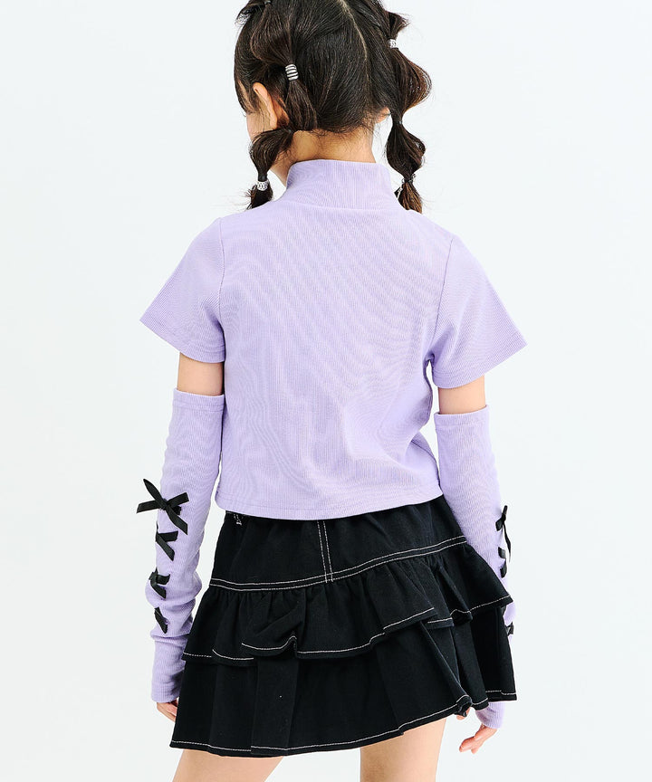 ラベンダー(130サイズ着用/身長：約128cm)