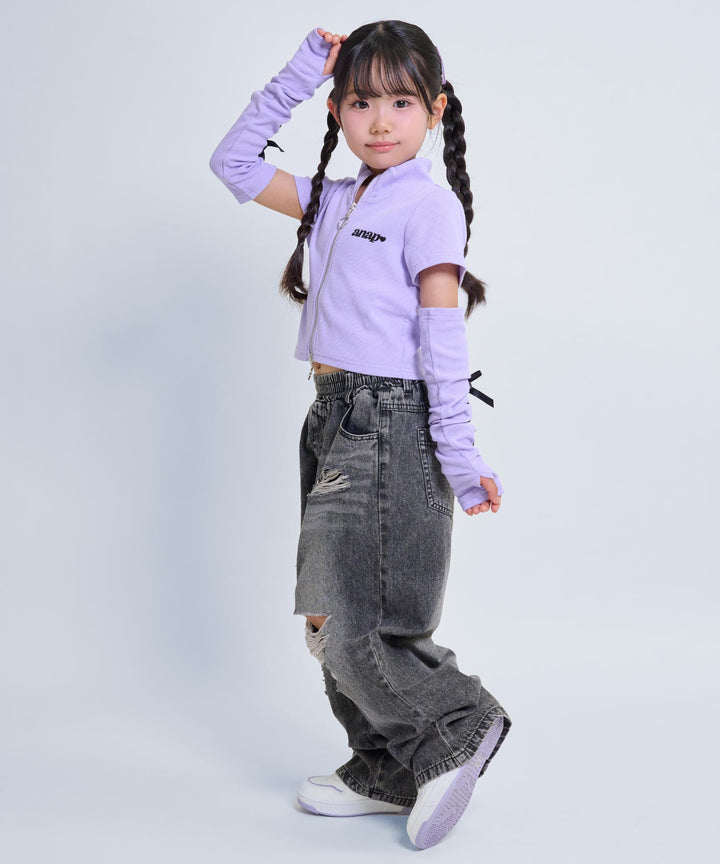 ラベンダー(120サイズ着用/身長：約110cm)