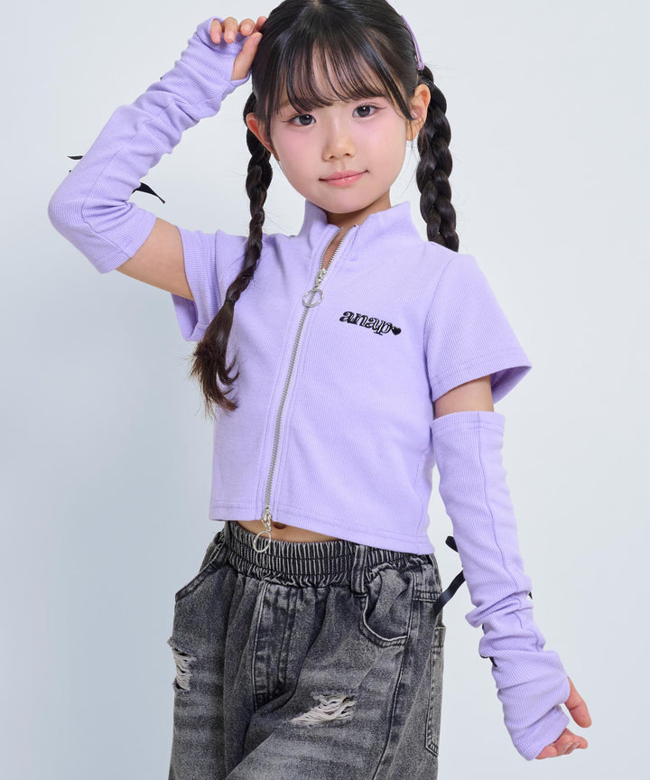 ラベンダー(120サイズ着用/身長：約110cm)