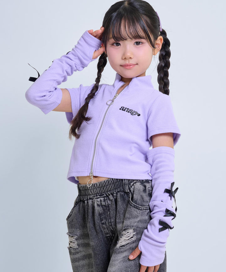 ラベンダー(120サイズ着用/身長：約110cm)