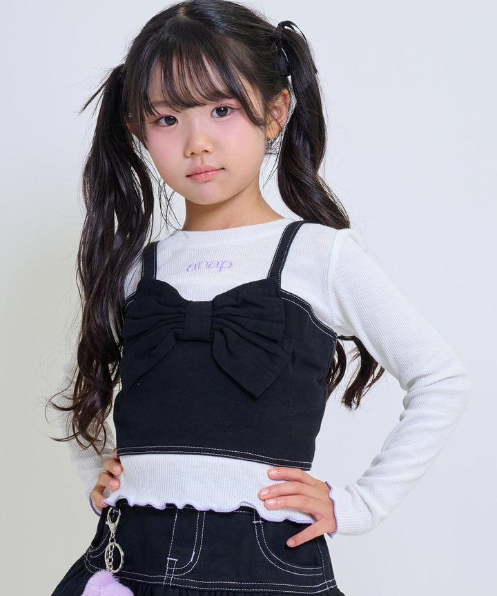 ブラック(120サイズ着用/身長：約110cm)