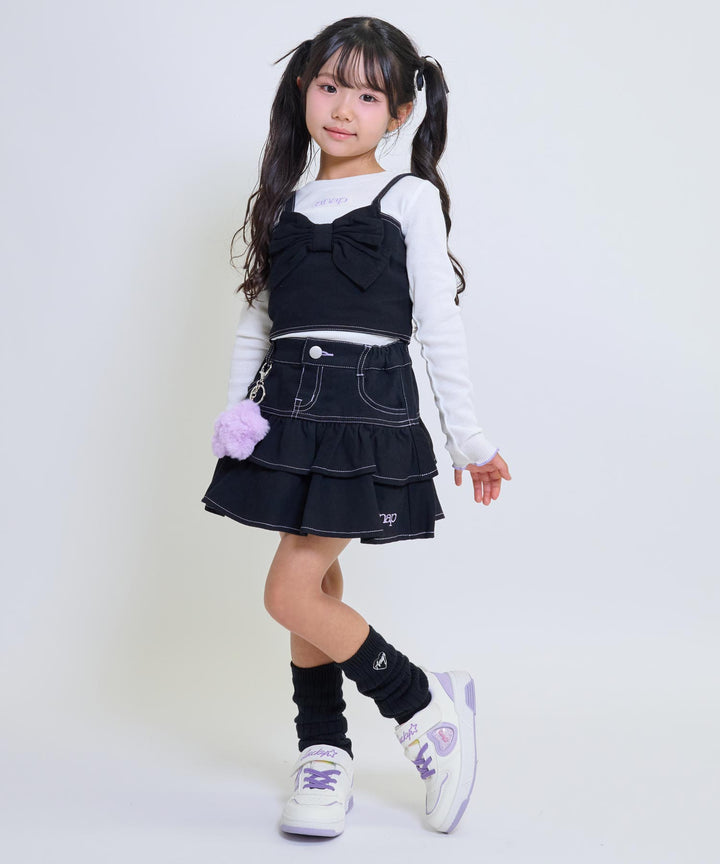 ブラック(120サイズ着用/身長：約110cm)
