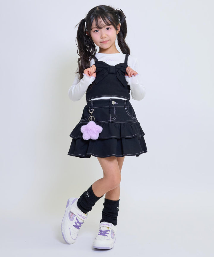 ブラック(120サイズ着用/身長：約110cm)