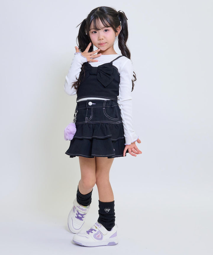 ブラック(120サイズ着用/身長：約110cm)